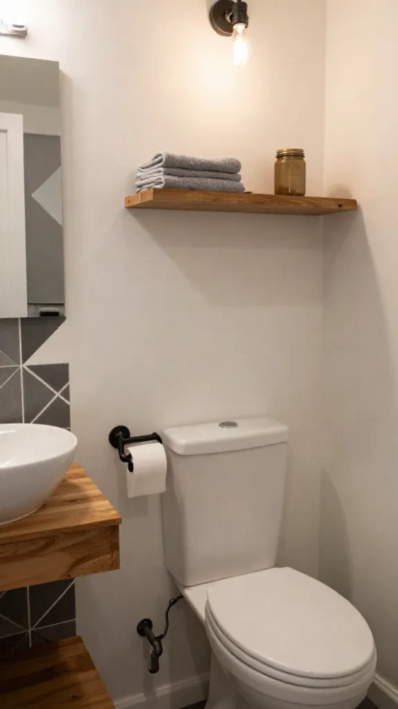 Industrial Pipe Toilet Paper Holder