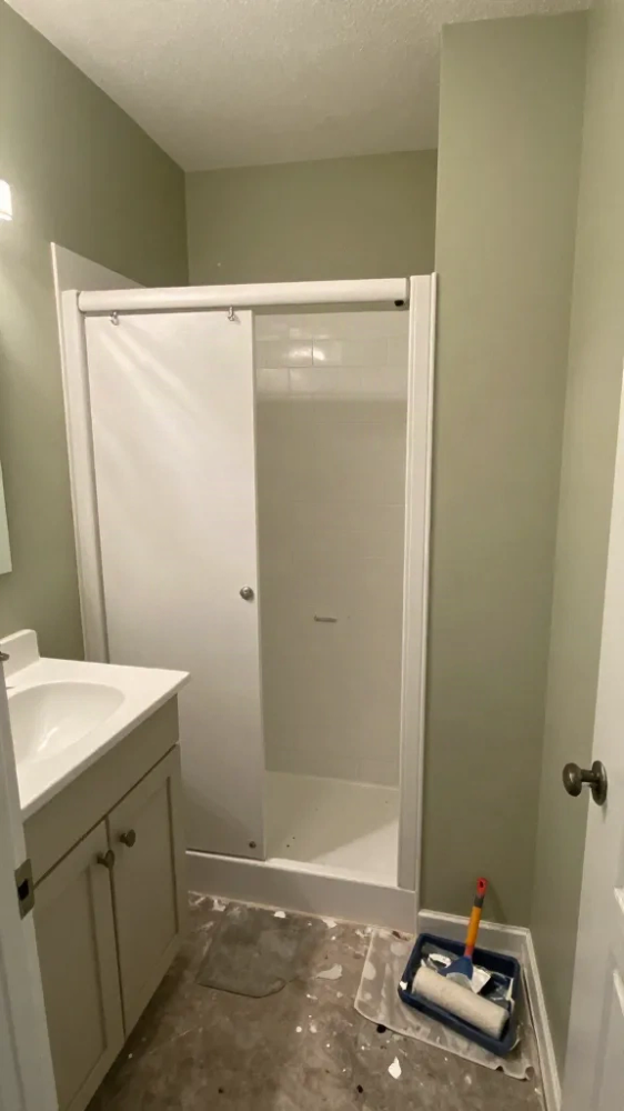Paint Walls Instead of Full Tiling
