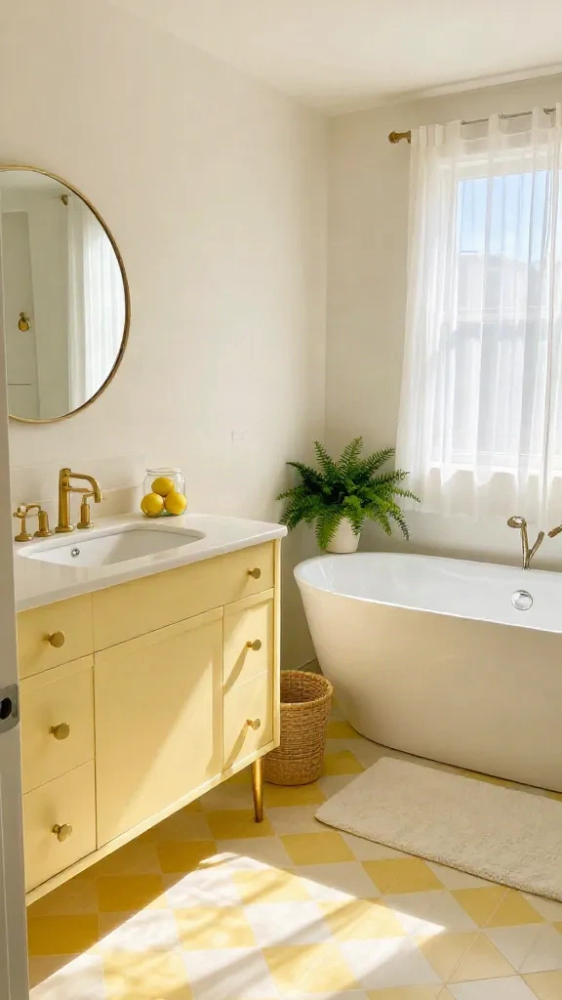 Lemon Drop Bathroom