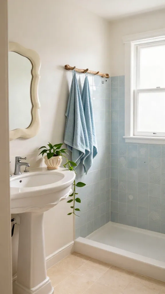 Coastal Seashell Bathroom