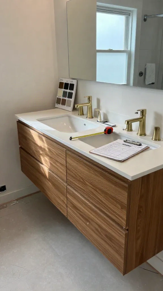 Vanity Cabinets and Countertop Materials