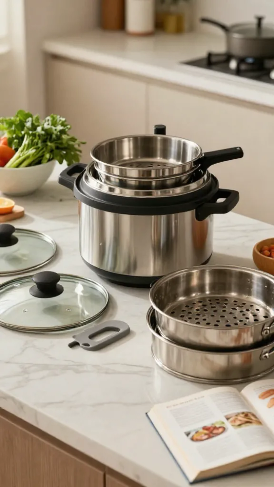 Stackable Stainless Steel Insert Pans