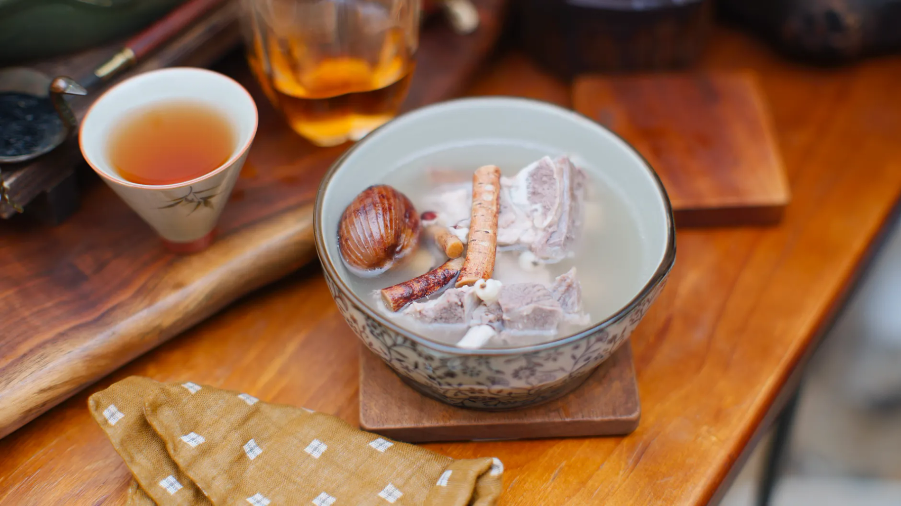 Calming Herbal Broth for Anxious Pups