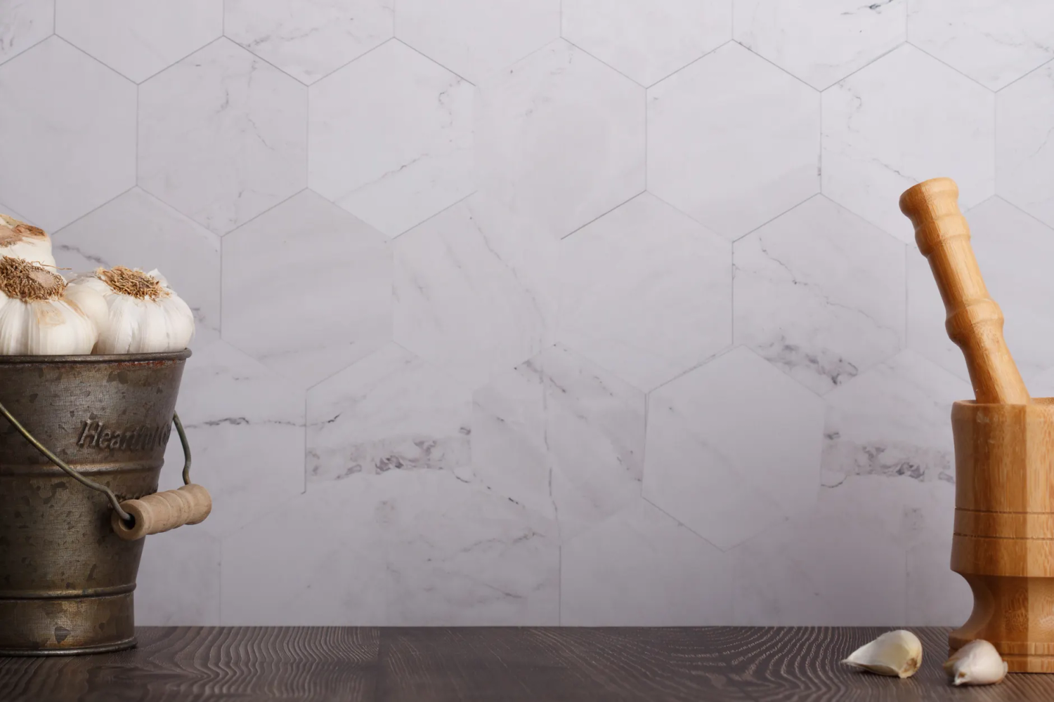 Hexagon Marble Floor Tiles