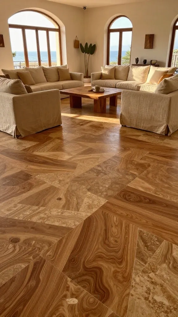 Cross-Cut Noce Earthy Tones