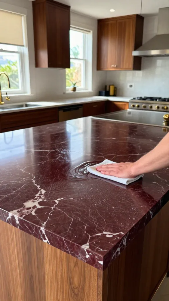 Apply High-Quality Natural Stone Wax Regularly