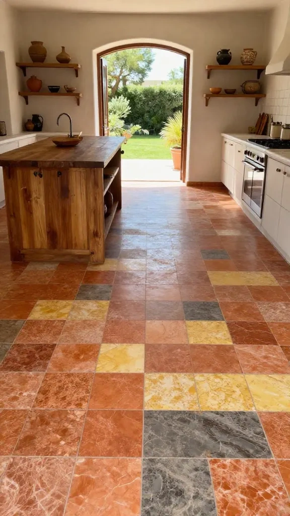 Rustic Scabos Multi-Color Tiles
