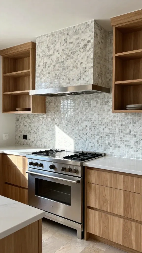 Kitchen Backsplashes with Marble Details
