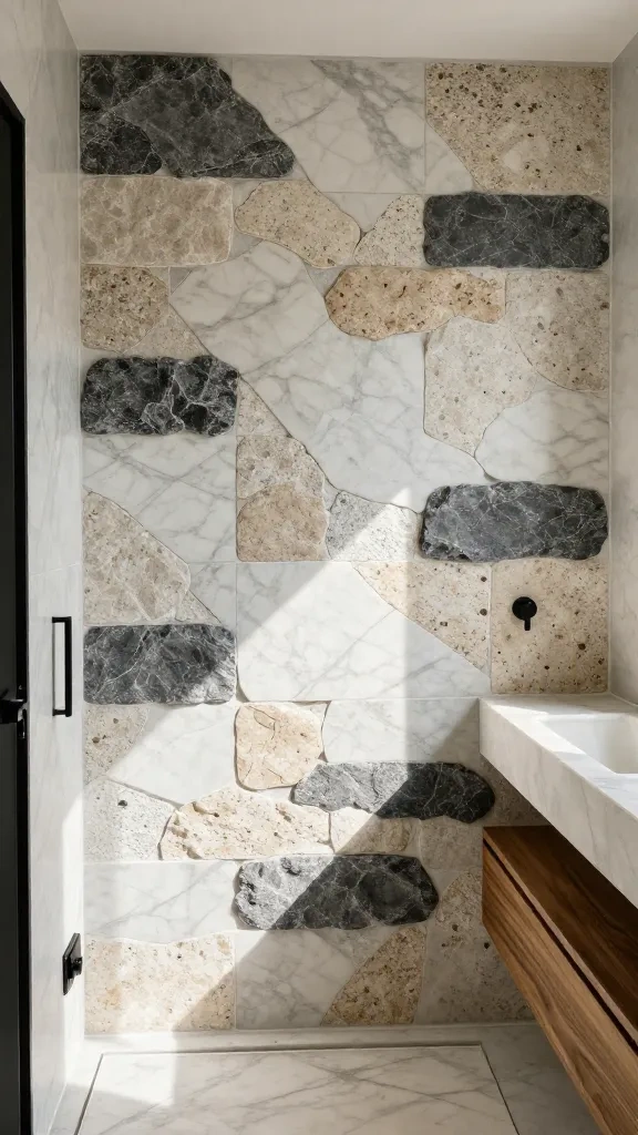 Mixed Stone Types for Visual Depth