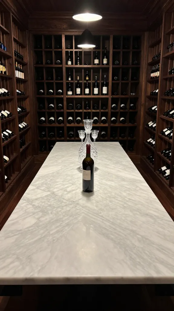 Wine Cellar Tasting Table
