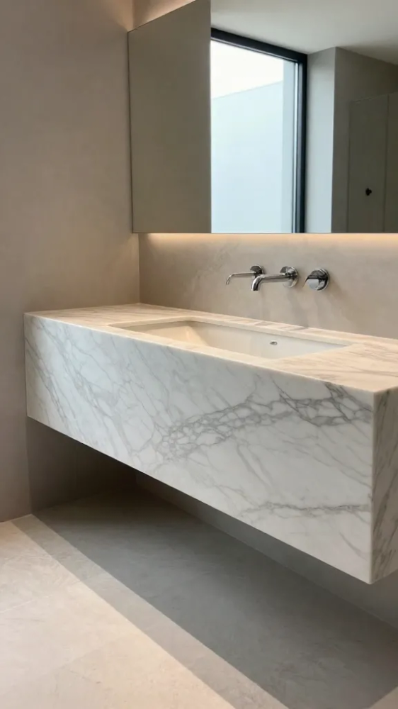 Floating Bathroom Vanity Top