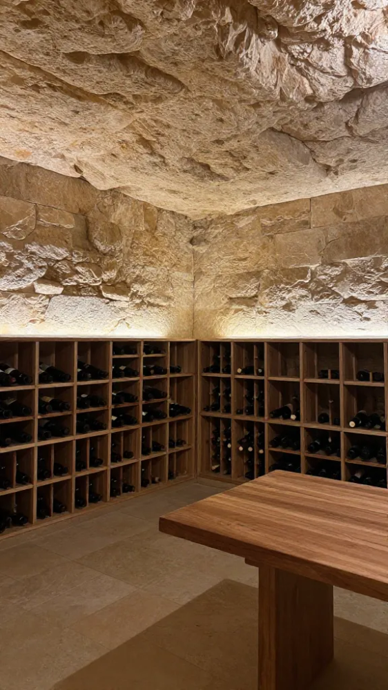 Aesthetic Wine Cellar Wall Cladding