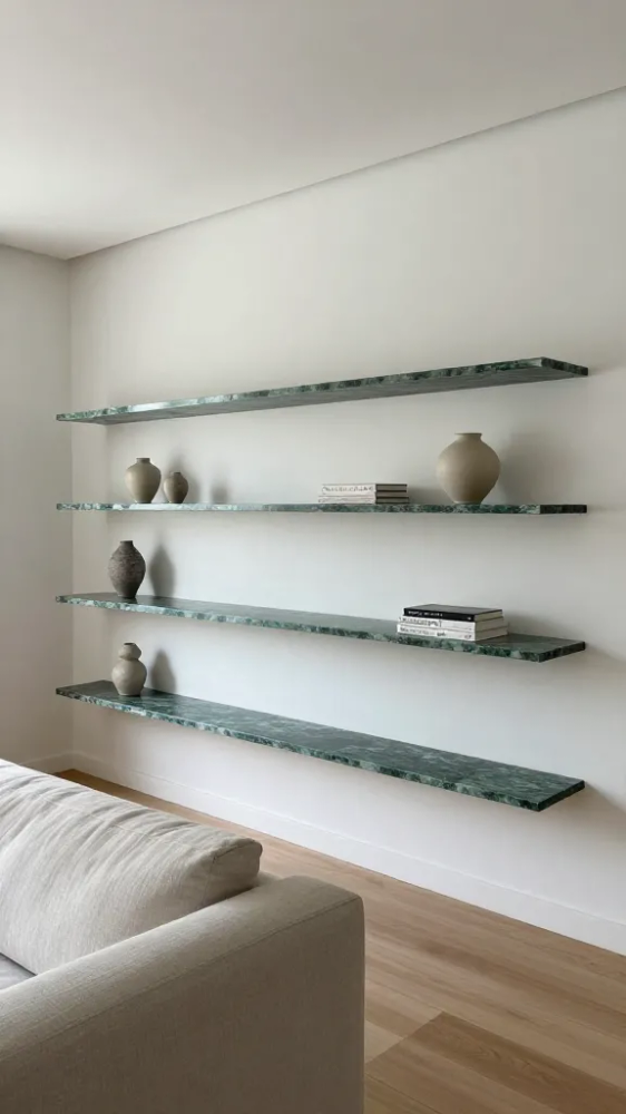 Minimalist Floating Wall Shelves