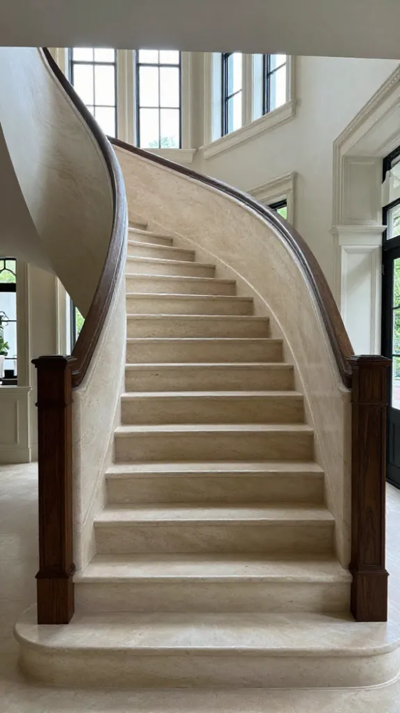 Elegant Staircase Treads and Risers