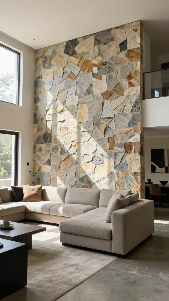 Accent Walls for Modern Living Rooms