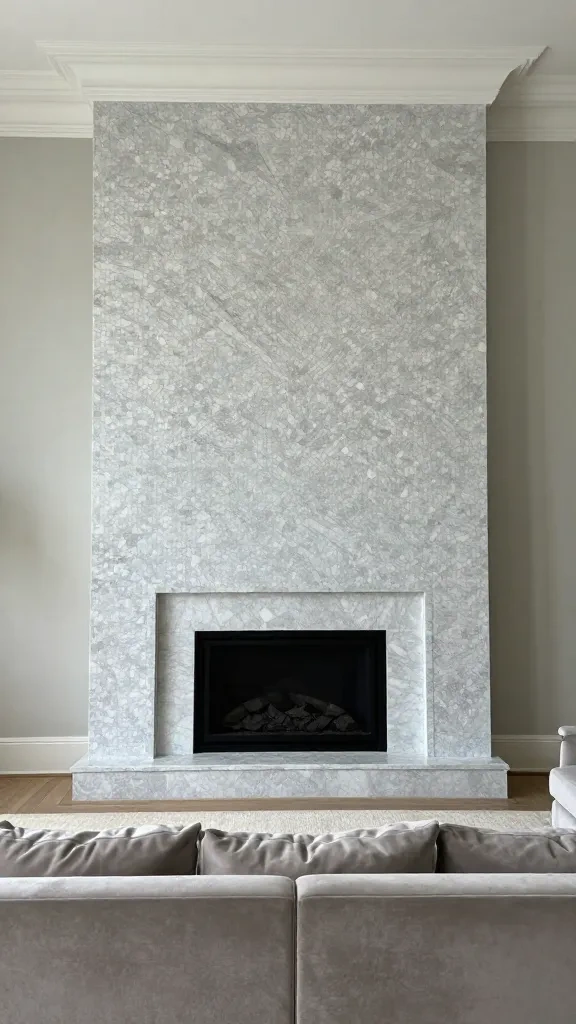 Custom Marble Fireplace Surround