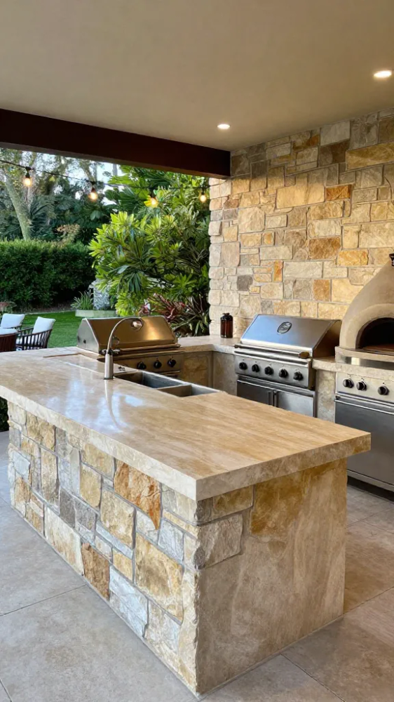 Durable Outdoor Kitchen Countertops