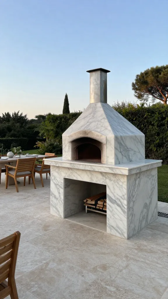 Outdoor Kitchen Pizza Oven Surround