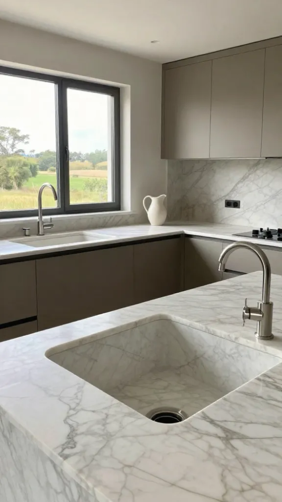 Integrated Stone Kitchen Sink