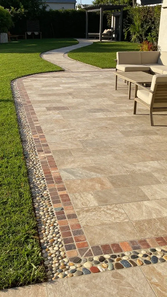Outdoor Patio Borders and Paths