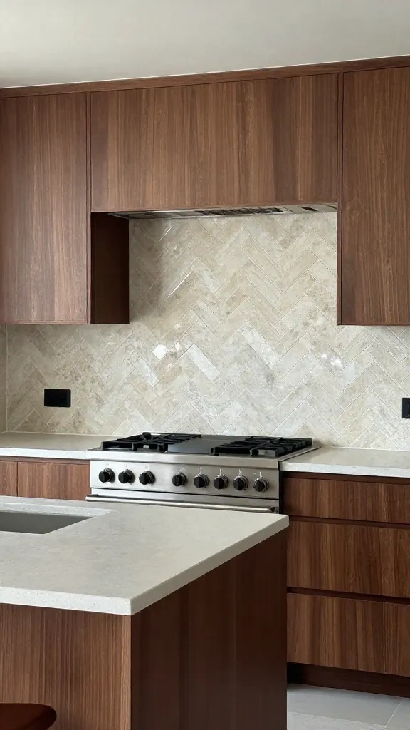 Herringbone Backsplashes for Modern Kitchens