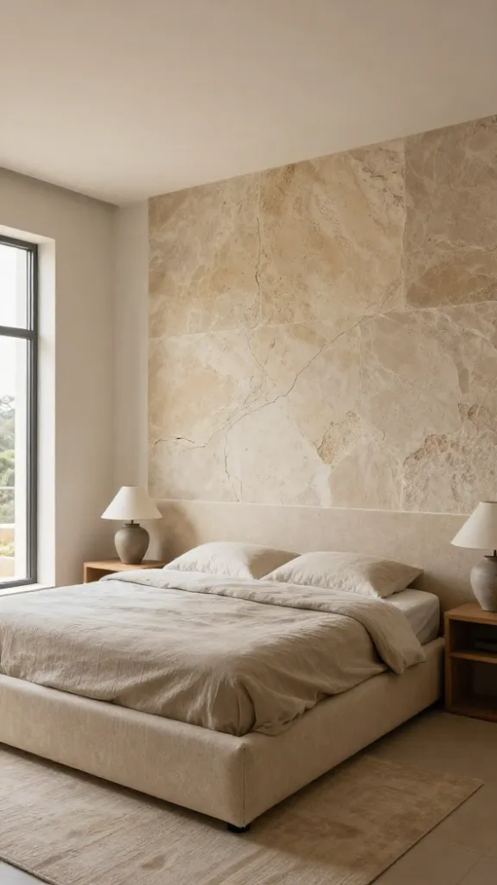 Textured Feature Walls in Bedrooms