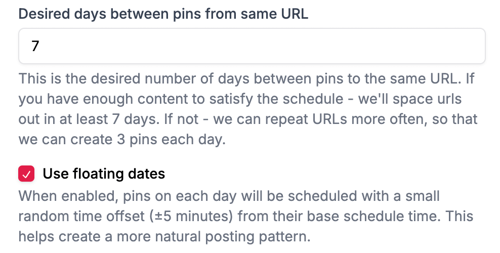 Advanced Scheduling Float Dates