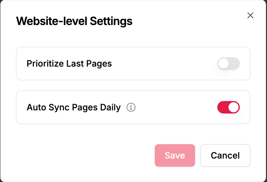 Auto Sync Sitemap