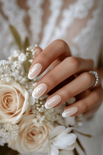 French Manicure for Your Wedding