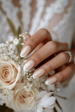 French Manicure for Your Wedding