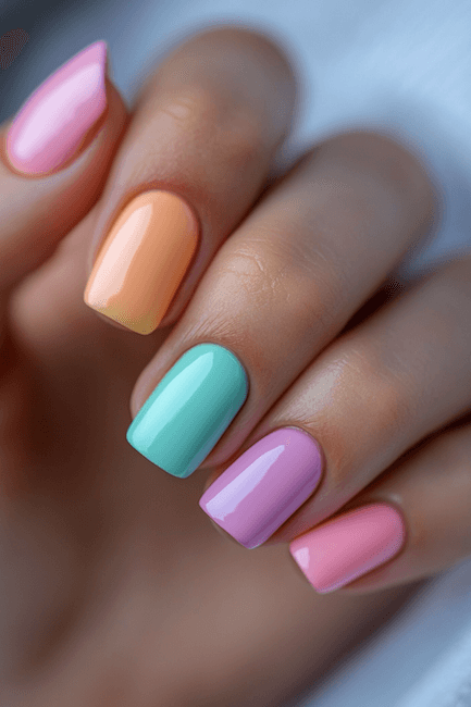 Colorful Short Nails To Try!